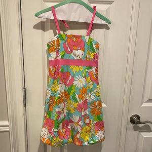 Lilly Pulitzer Sundress Style #91232G Carolina Bubble Dress Girls Sz 8